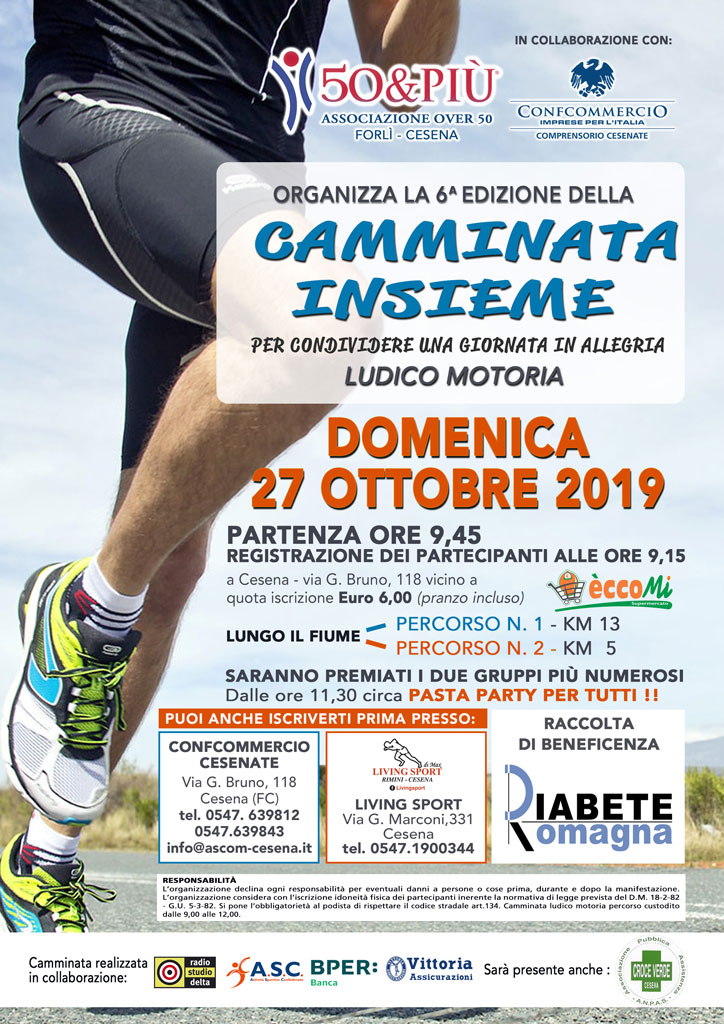 27 Ottobre Camminata Insieme Di Confcommercio Cesenate