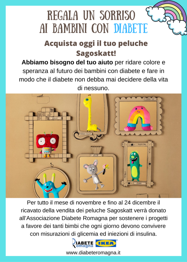 “Regala Un Sorriso Ai Bambini Con Diabete”. Fino Al 24 Dicembre IKEA Rimini Al Fianco Di Diabete Romagna Per Regalare Un Sorriso Ai Bambini Con Diabete