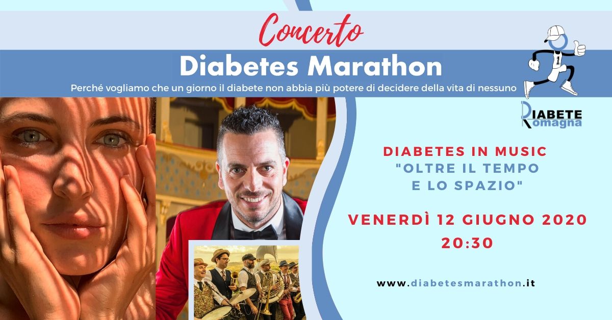 Diabetes In Music, Venerdì 12 Giugno Ore 20.30 In Diretta Facebook E YouTube Marianne Mirage, Mirko Casadei E La Rétromarching Band