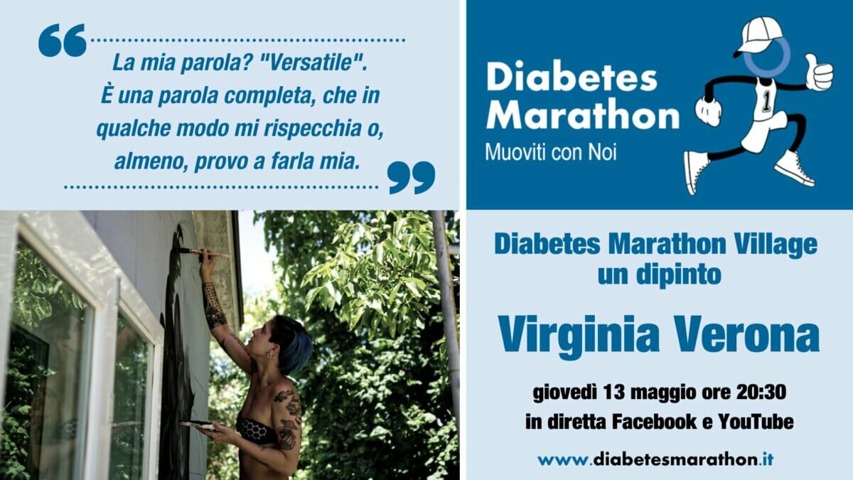 Diabetes Marathon Village, “un Dipinto”, Con Virginia Verona, Una Vita Tra Arte E Diabete Di Tipo 1