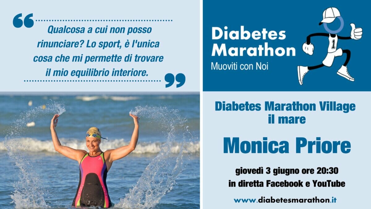 Diabetes Marathon Village “il Mare” Con Monica Priore – Giovedì 3 Giugno Ore 20:30