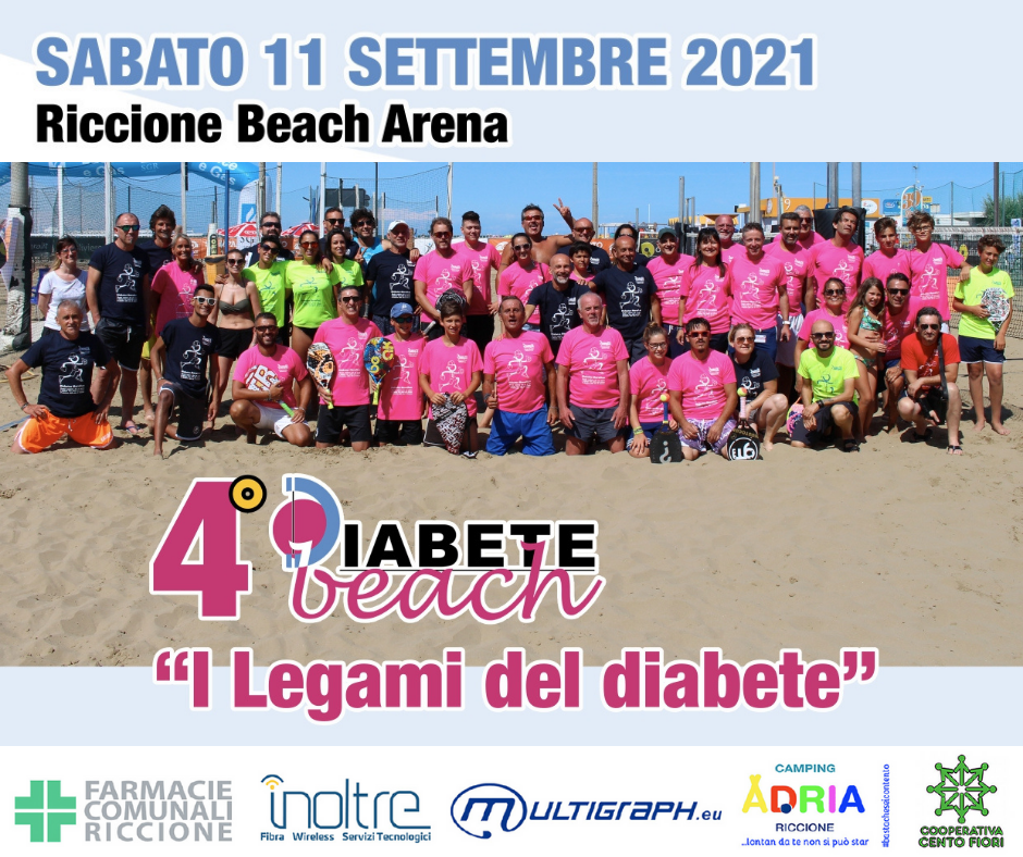 Riccione Beach Arena Per Il Quarto Anno A Sostegno Dei Bambini Con Diabete Per Diabete Beach, “I Legami Del Diabete”