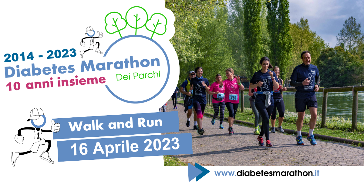 Diabetes Marathon Walk And Run 2023 “Dei Parchi” – Domenica 16 Aprile 2023 Ore 9.30 In Piazza A. Saffi, Forlì