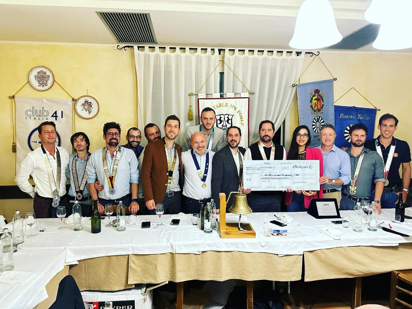 Round Table 6 E Club 41 Forlì Devolvono 1.500 Euro A Diabete Romagna Per Sostenere Il Campo Scuola Formativo Per Bambini Con Diabete E Le Loro Famiglie