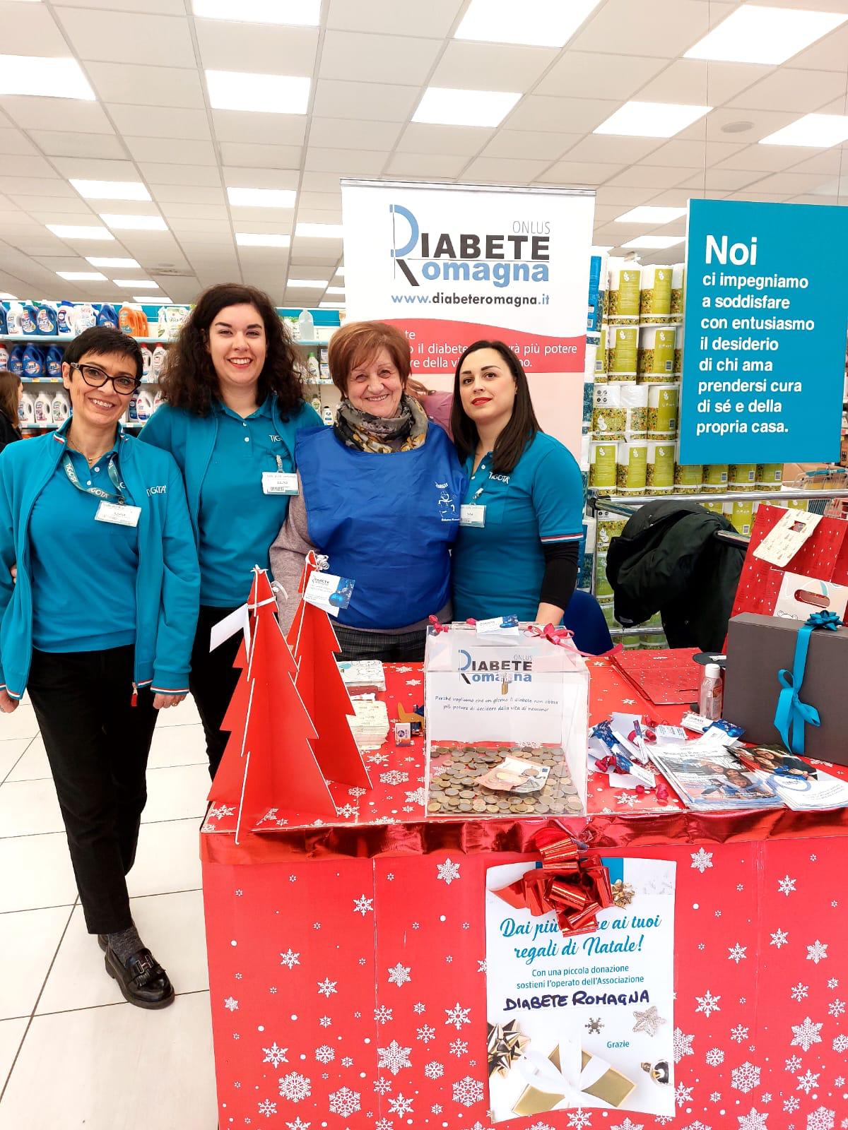 “Un Natale Coi Fiocchi” Con I Volontari Di Diabete Romagna – Dall’8 Al 24 Dicembre 2023 Al Tigotà Di Via Piancastelli, Forlì